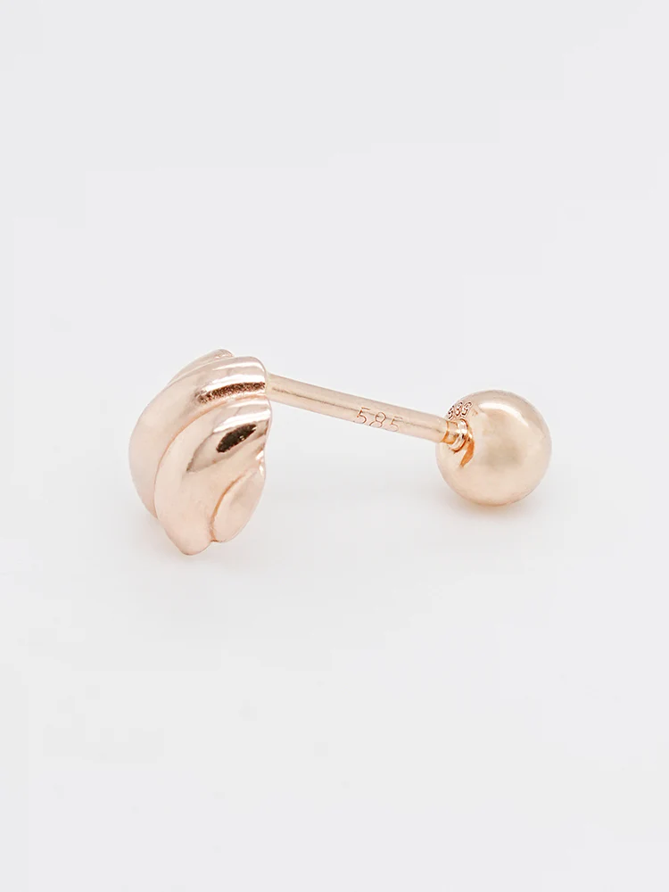 14K Solid Gold Lovely Volume Cartilage Earring 20G - Image 28