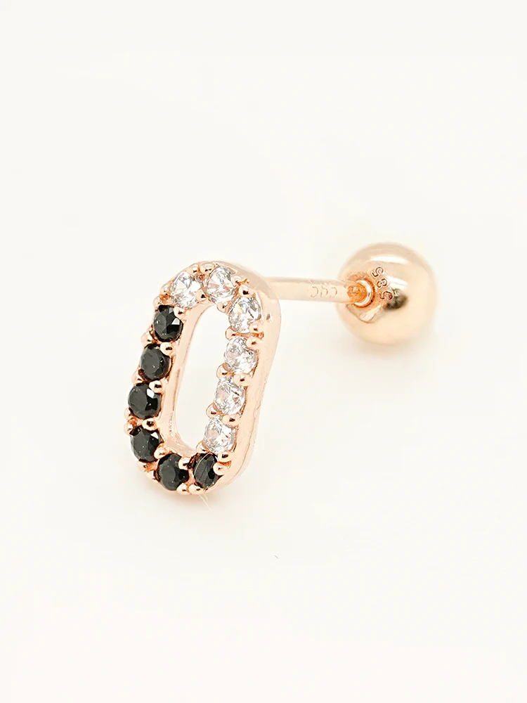 14K Solid Gold Shine Open Round Cartilage Earring 20G - Image 10