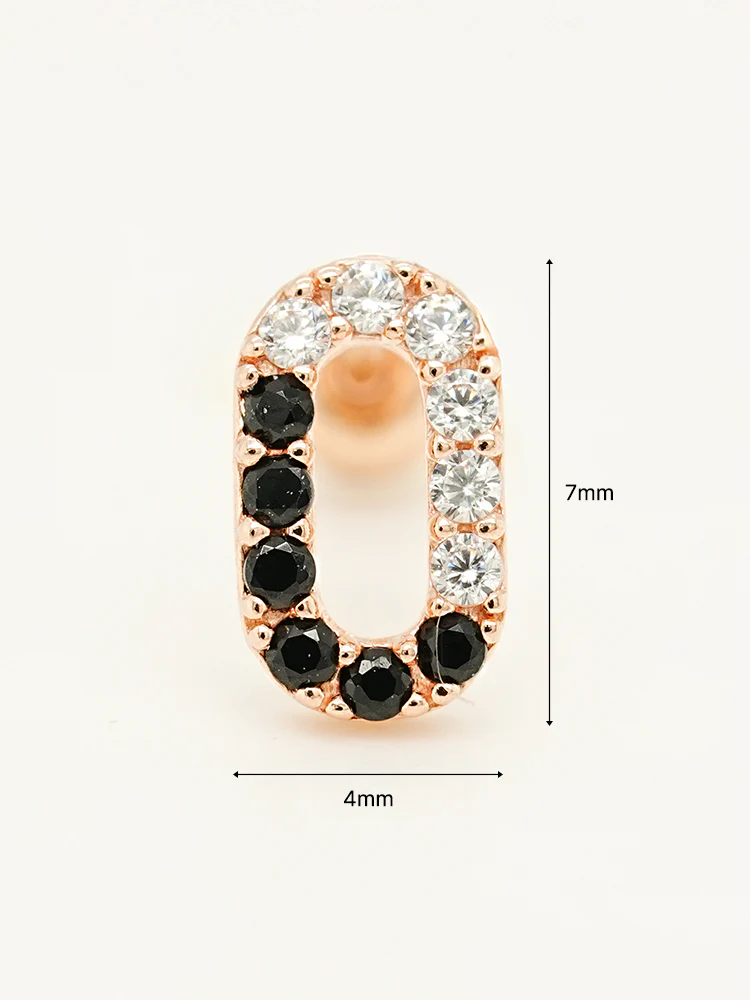 14K Solid Gold Shine Open Round Cartilage Earring 20G - Image 12