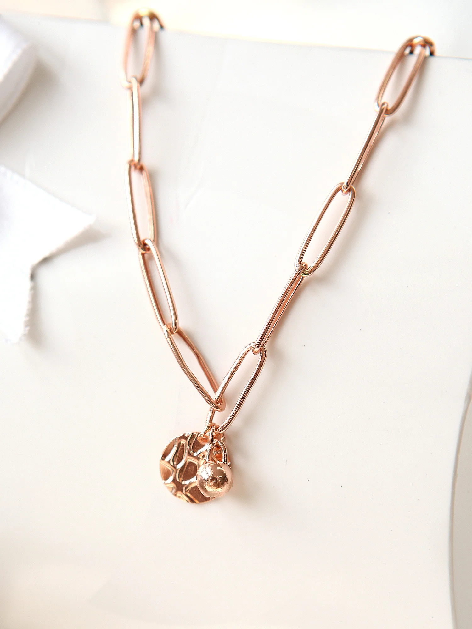 14K Gold Square Chain Coin Anklet - Image 8