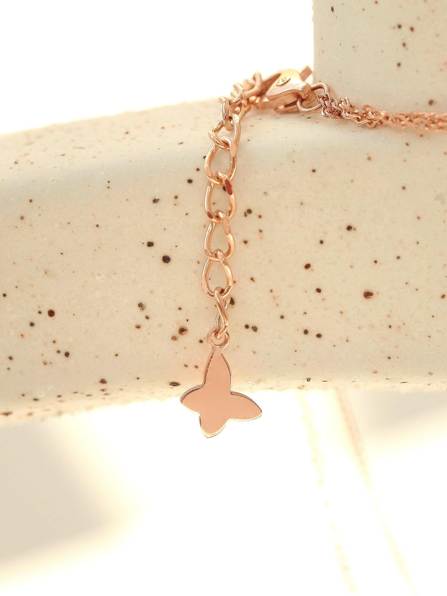 14K 18K Gold Two line Coin Layered Chain Anklet - Image 4