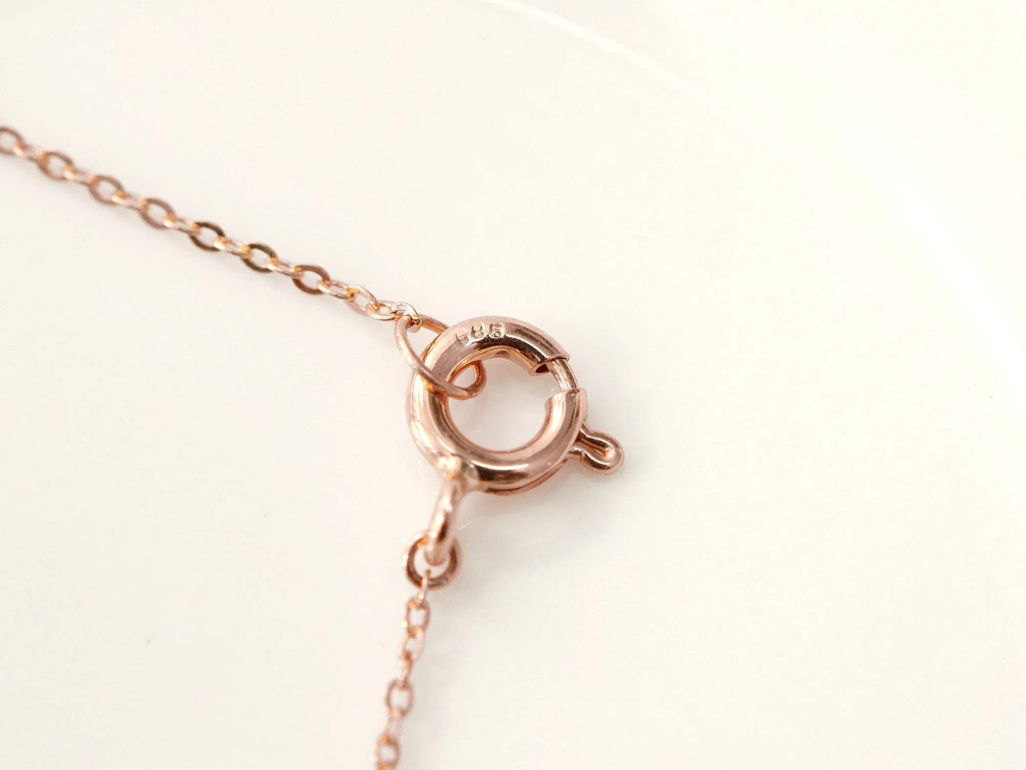 14K 18K Gold Blue Dia Cactus Necklace - Image 10