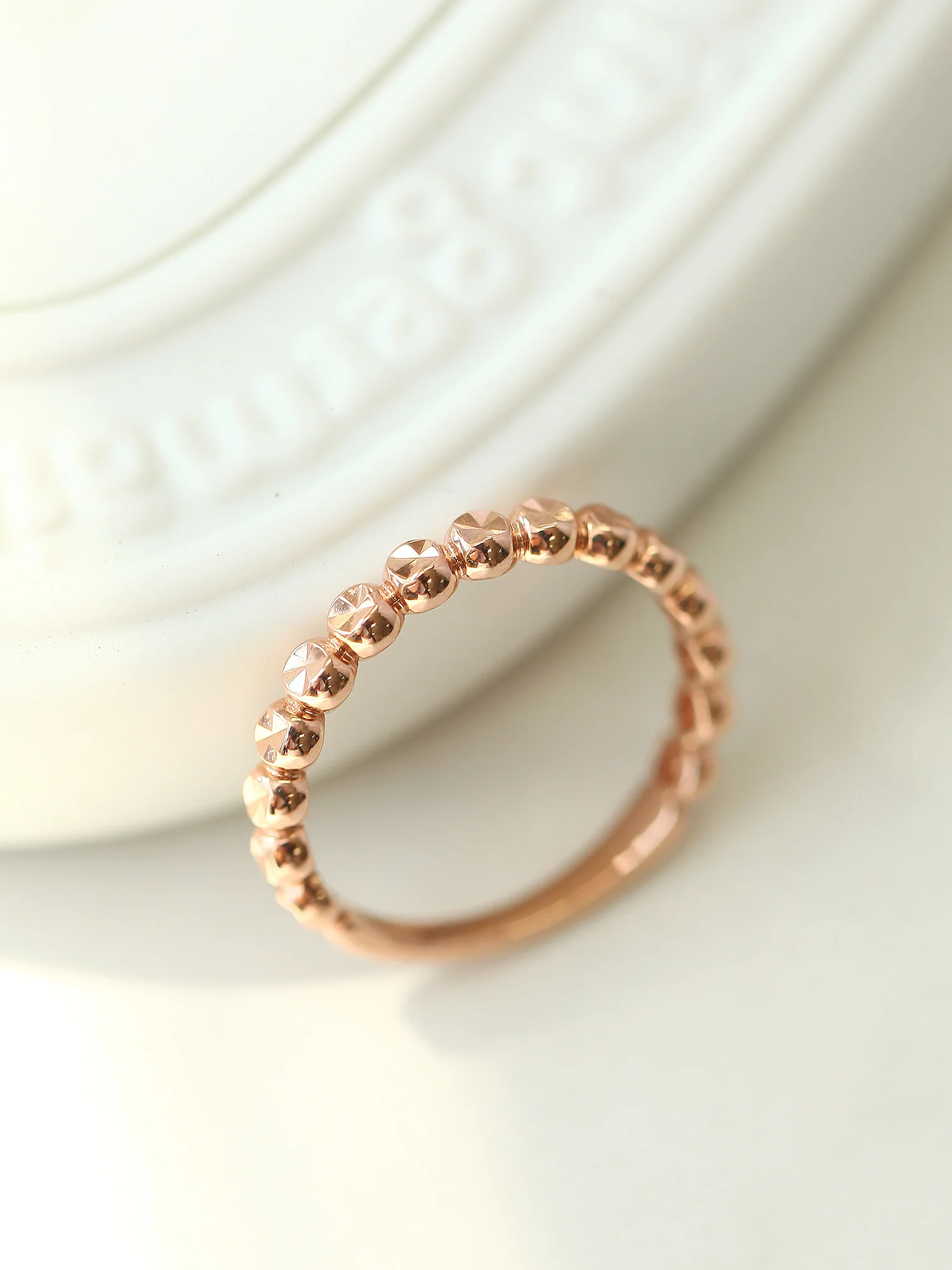 14K 18K Gold Round Cutting Ring - Image 4