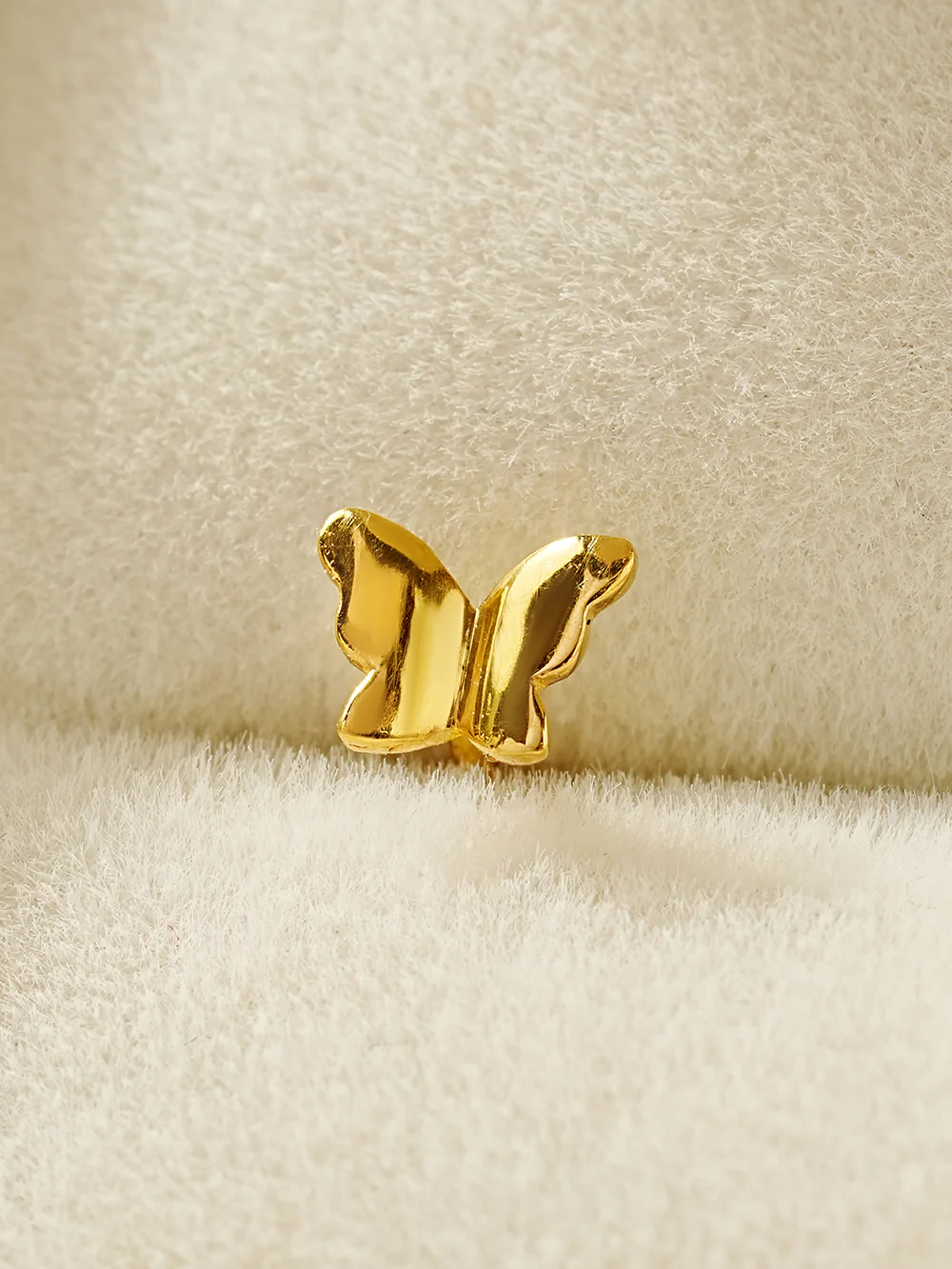 24K Gold Nature Butterfly Cartilage Earring 20G - Image 6