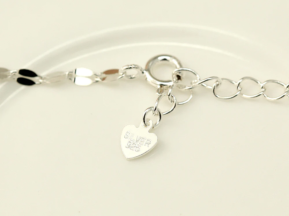 925 Silver Daily Cutting Shine Anklet - Image 7