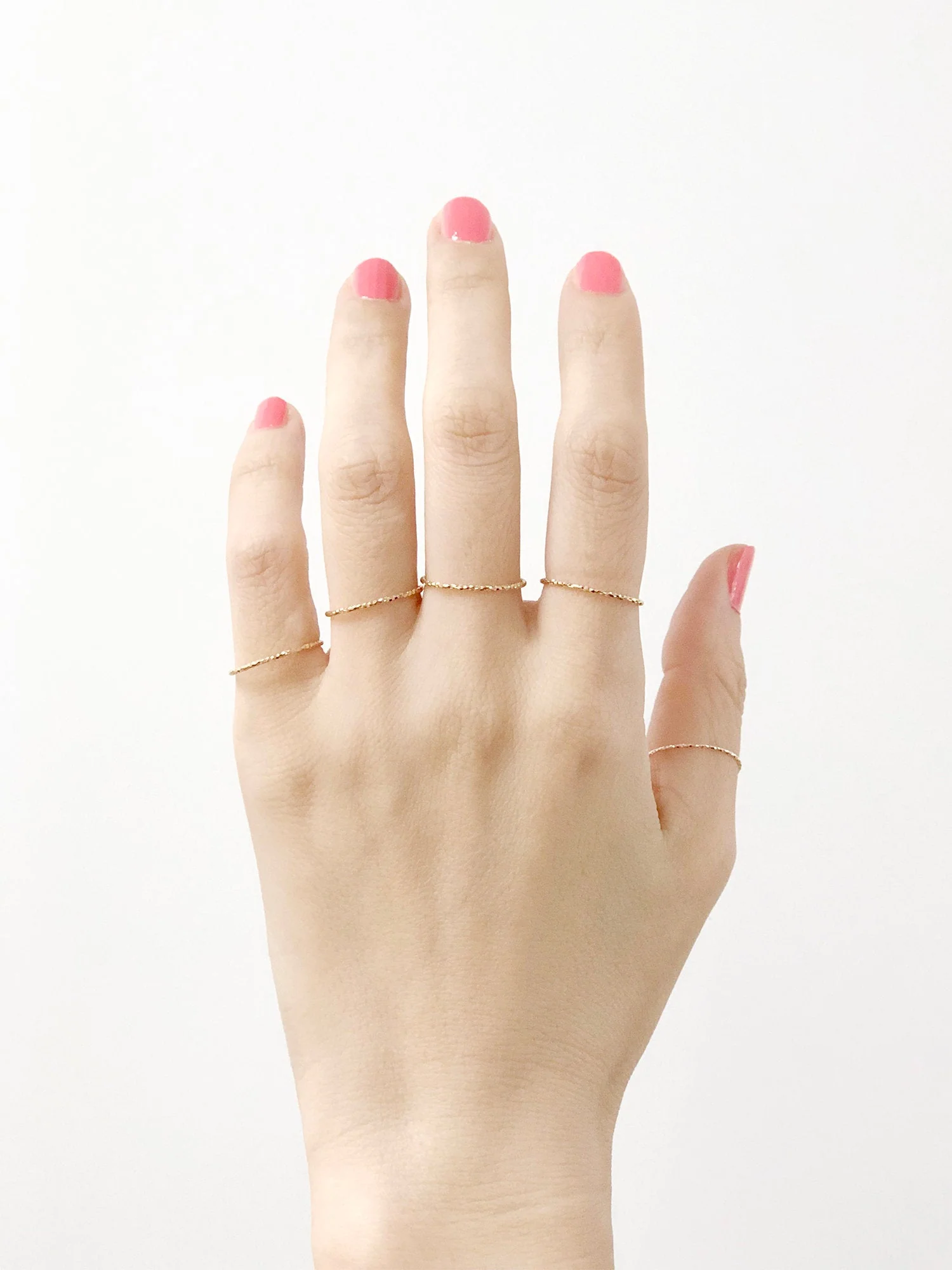 925 Silver 1mm Layering Ring - Image 8