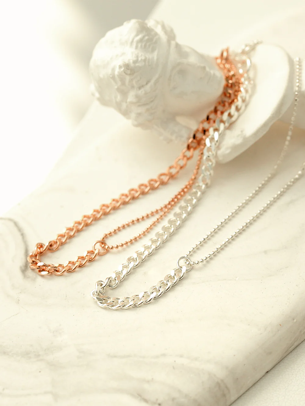 925 Silver 2 Balls Chain Anklet - Image 6