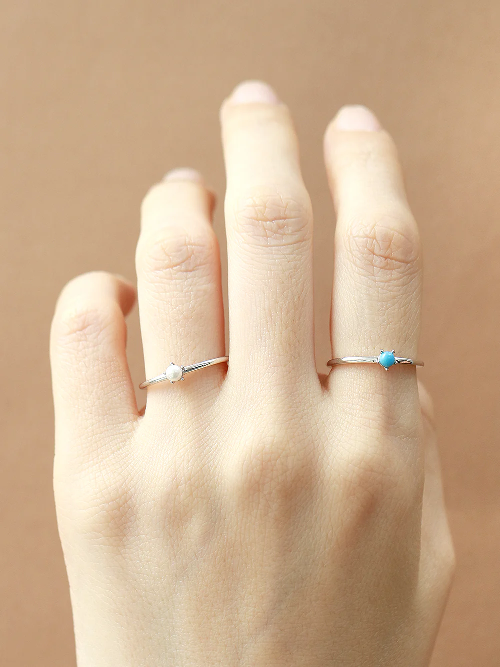 925 Silver Birthstone Ring - Image 4