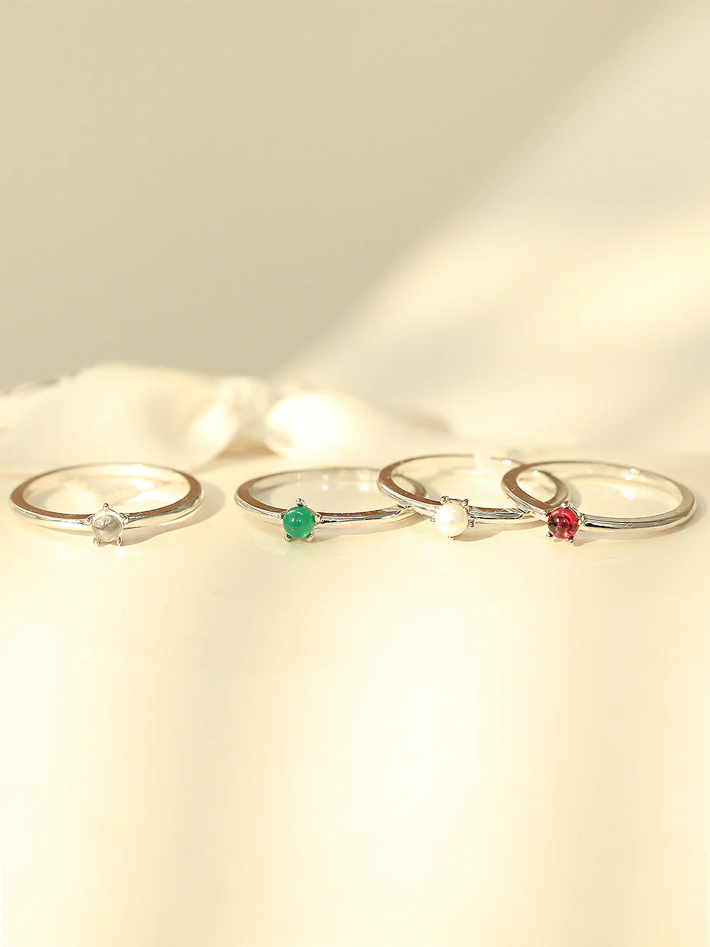 925 Silver Birthstone Ring - Image 7