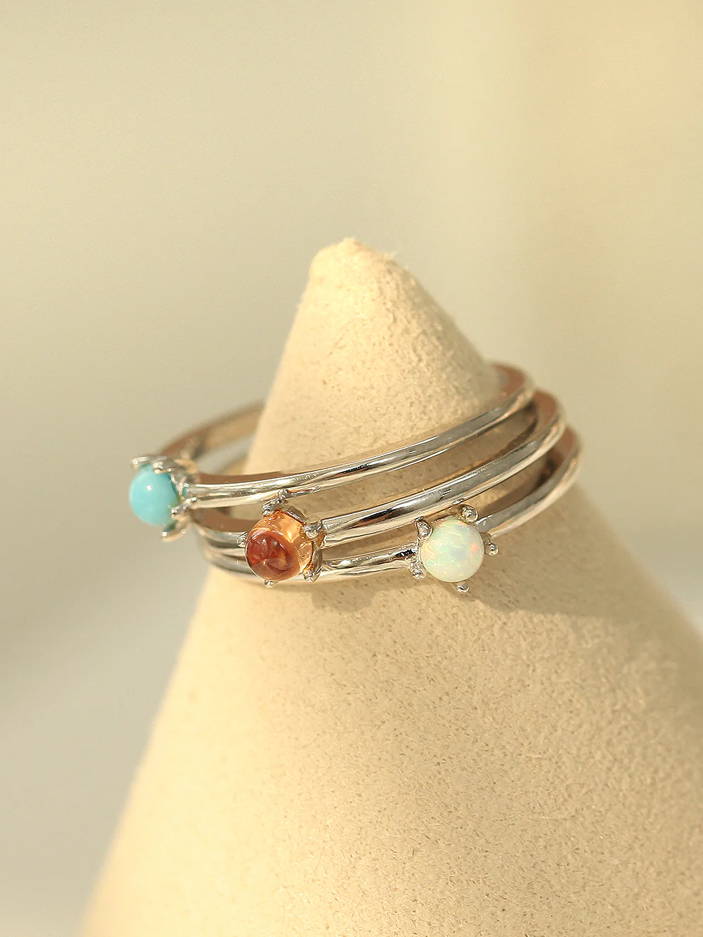 925 Silver Birthstone Ring - Image 8
