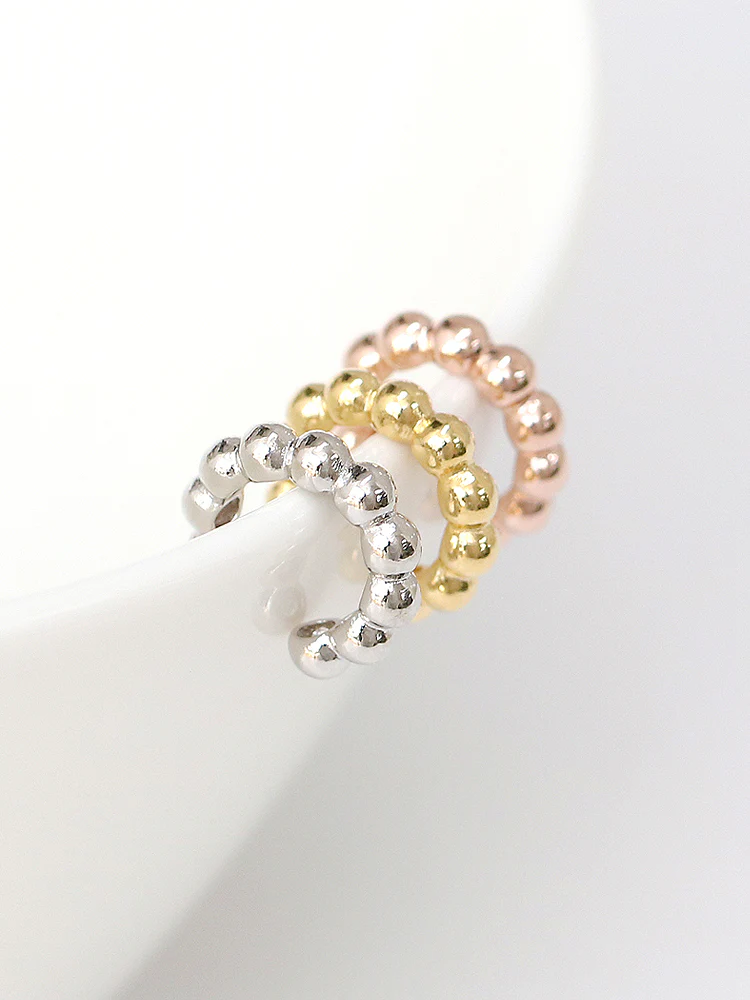 925 Silver Bold Ring Ear Cuff - Image 3