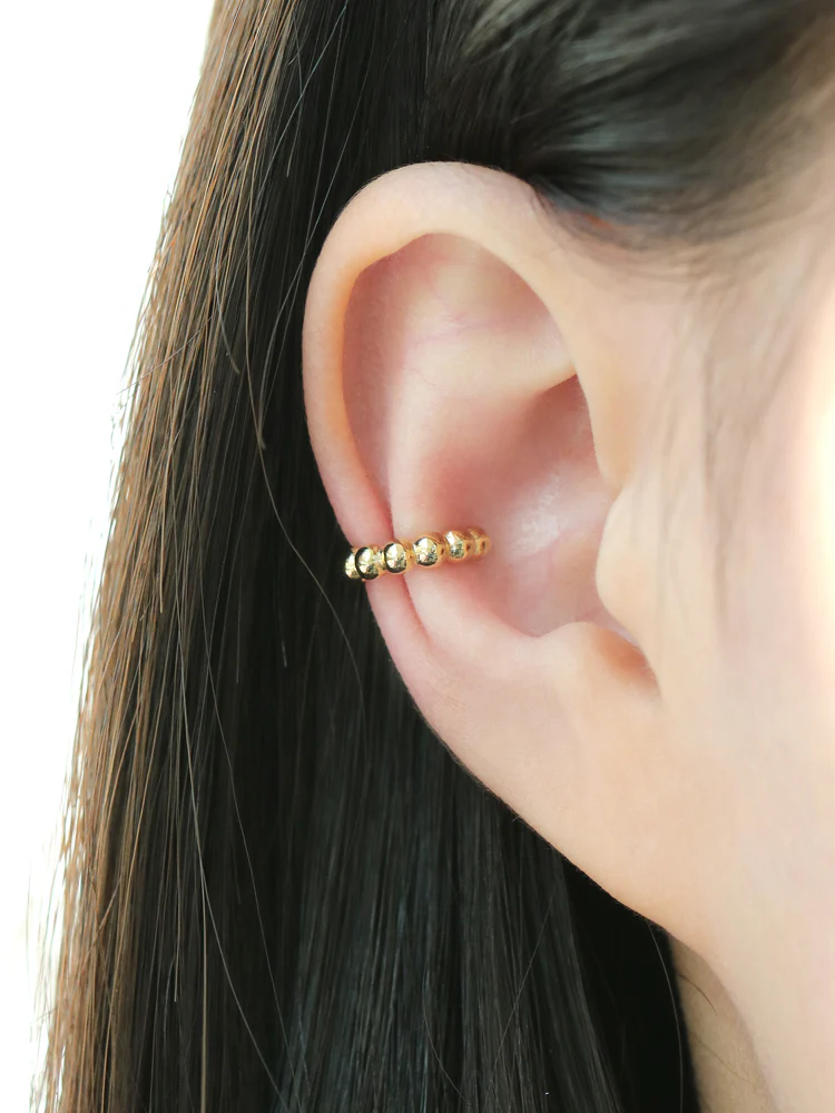 925 Silver Bold Ring Ear Cuff - Image 5