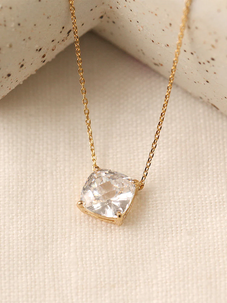 925 Silver Classic Cubic Necklace - Image 4