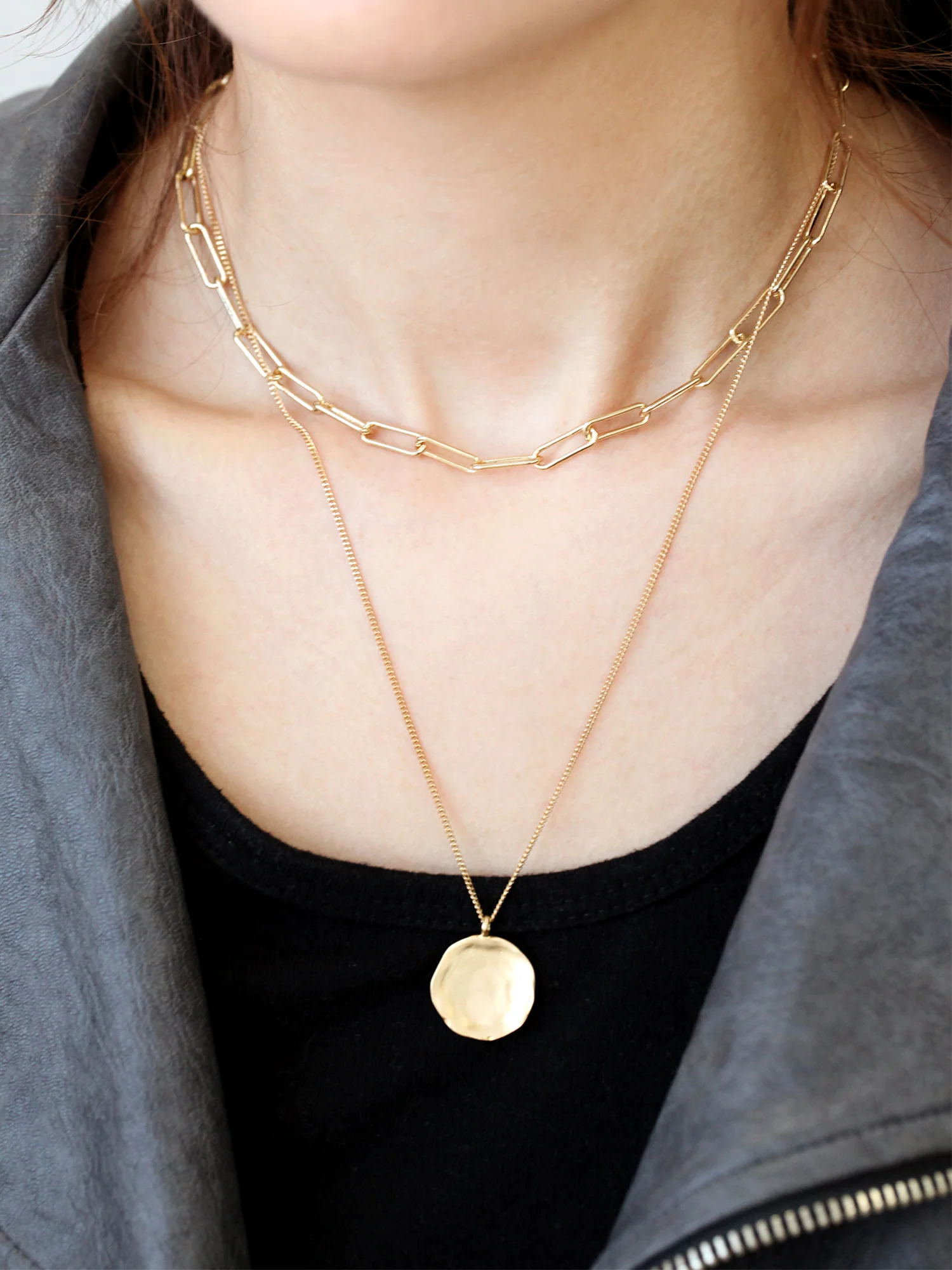 925 Silver Coin Chain Necklace - Image 3