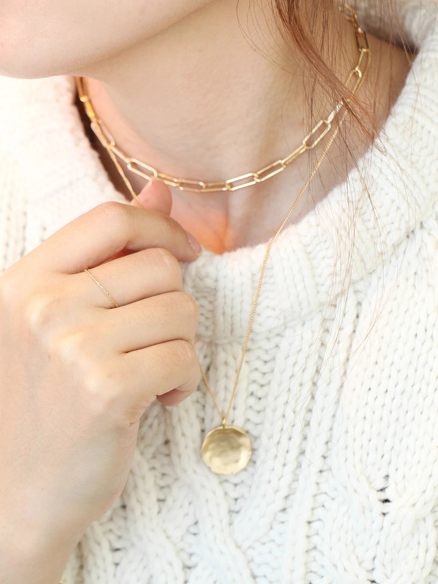 925 Silver Coin Chain Necklace - Image 5