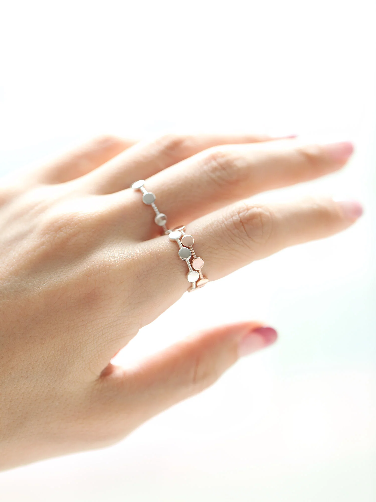 925 Silver Coin Twist Ring - Image 5