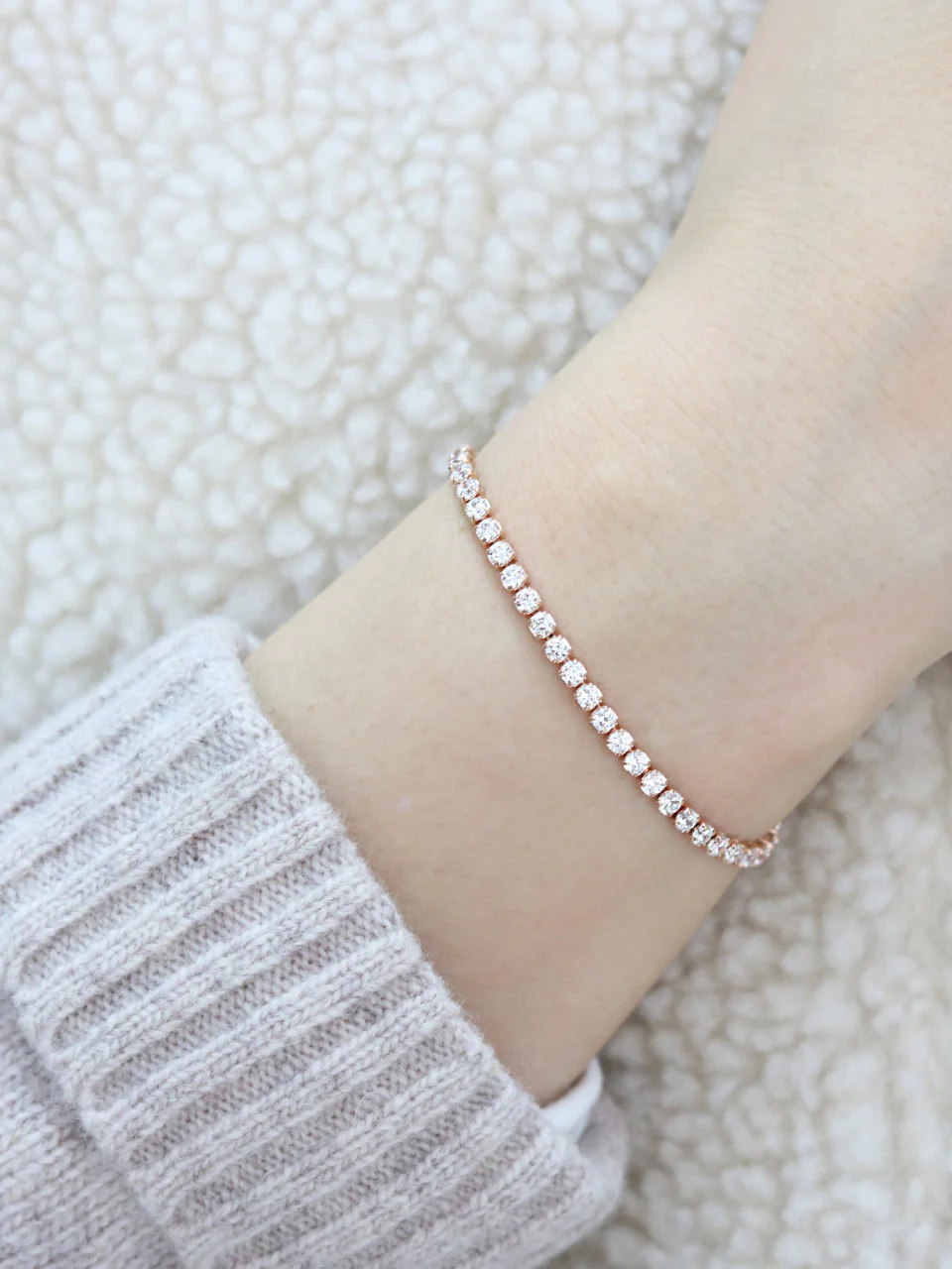 925 Silver Cubic Layered Bracelet - Image 9