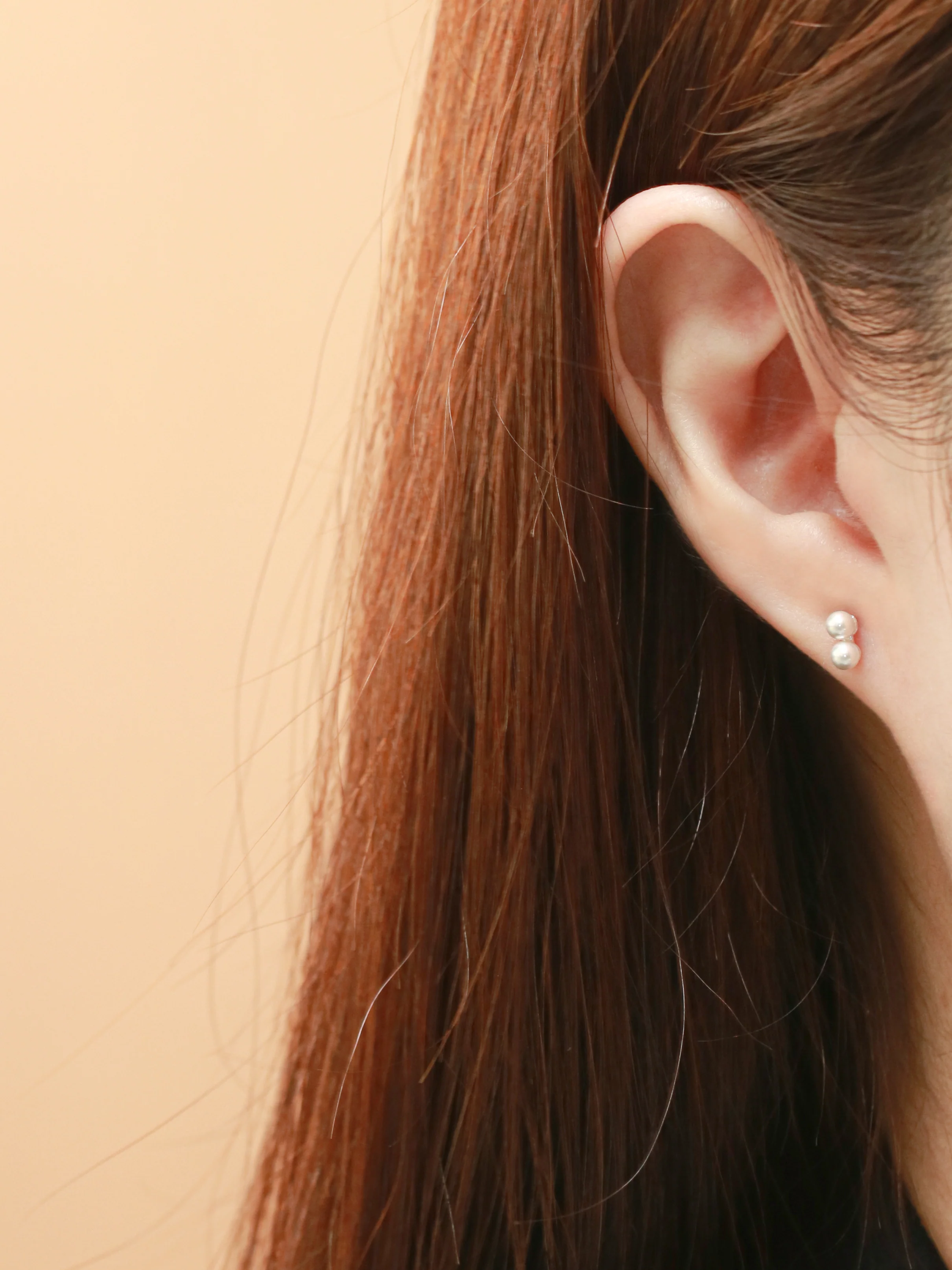 925 Silver Double Pearl Cartilage Earring 20G - Image 12