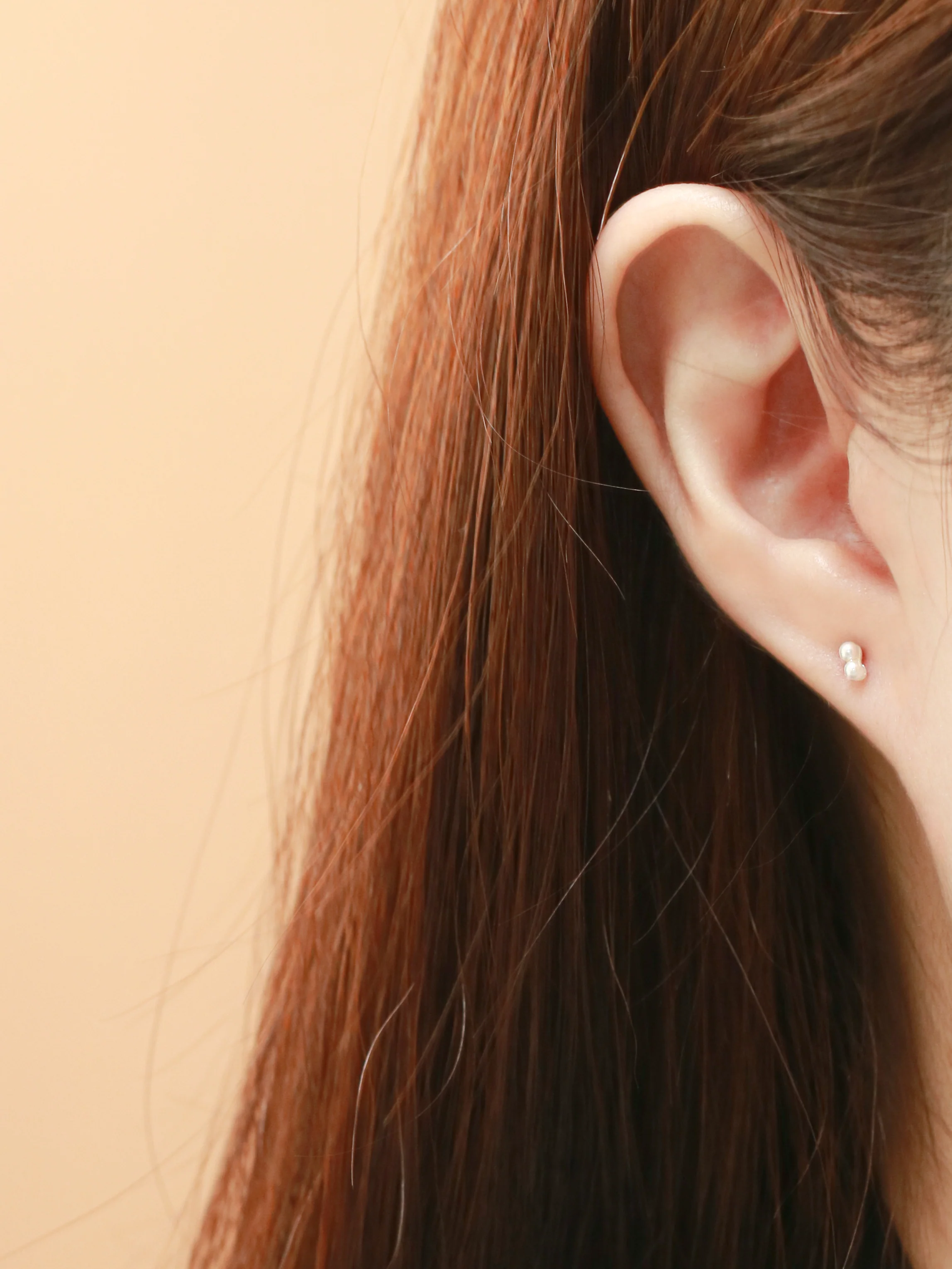 925 Silver Double Pearl Cartilage Earring 20G - Image 14