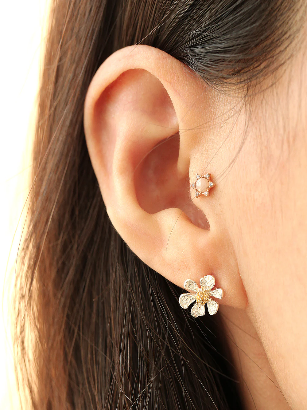 925 Silver Floral Earring & Necklace - Image 6