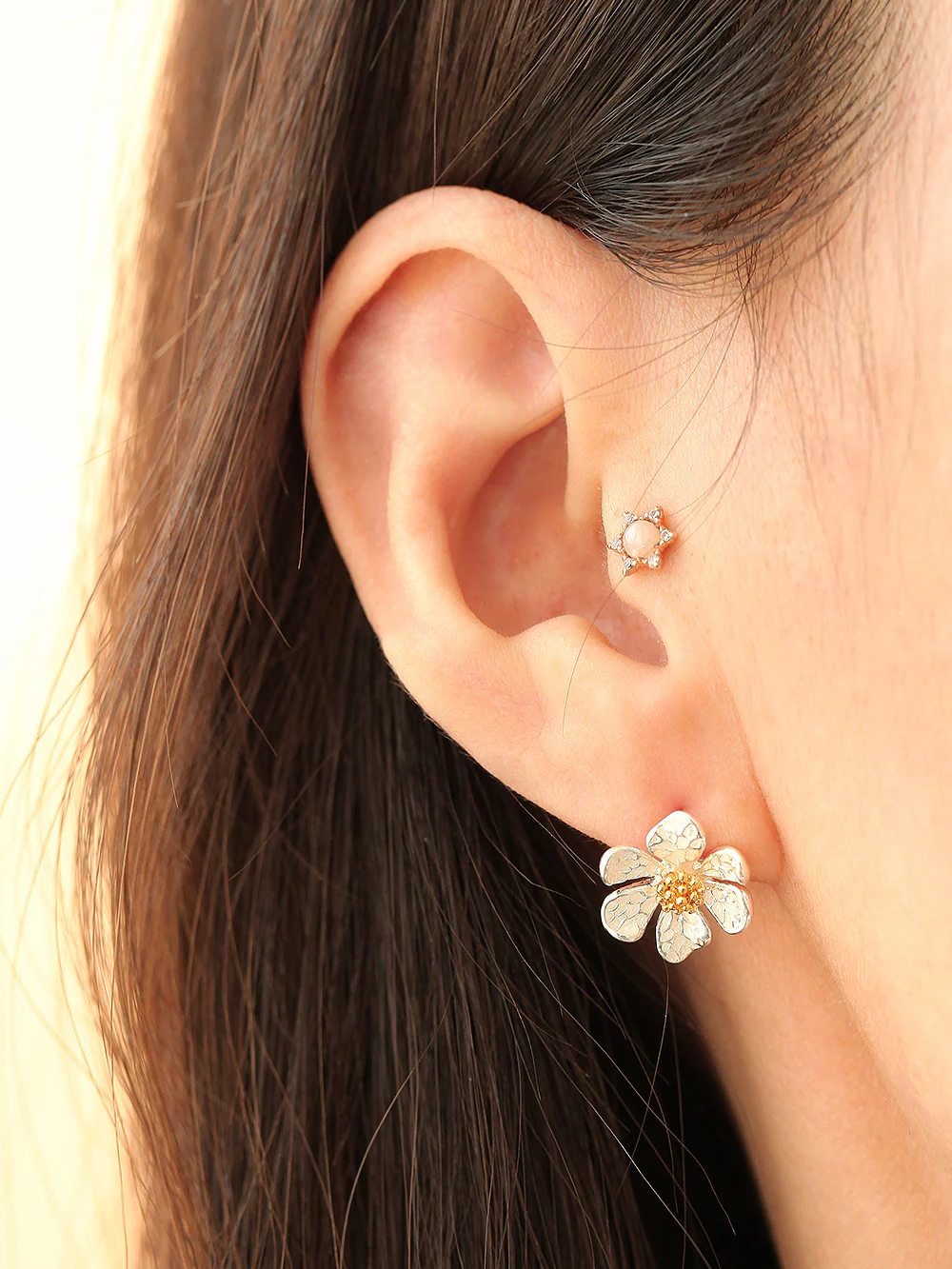 925 Silver Floral Earring & Necklace - Image 8