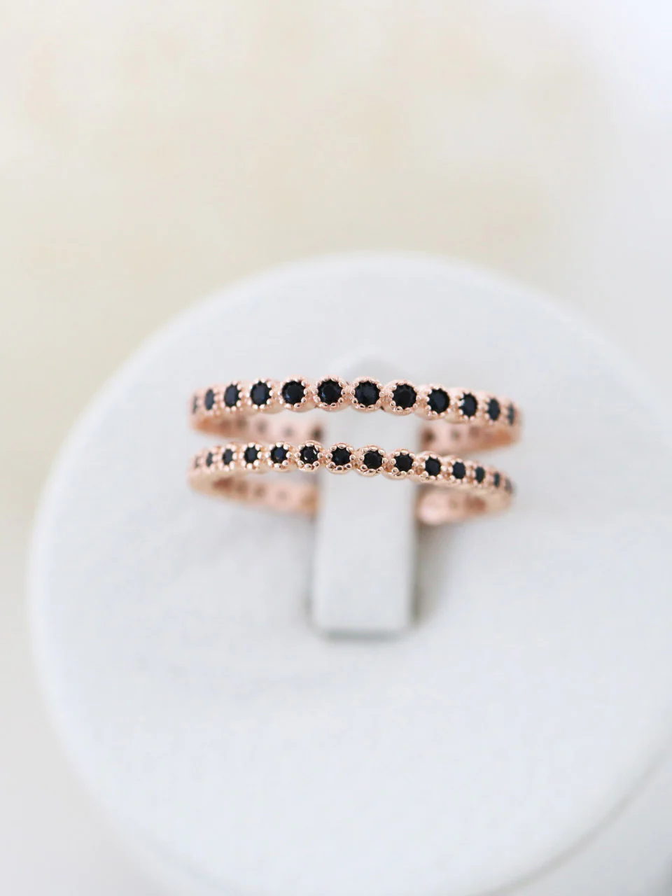 925 Silver Layered CZ Ring - Image 5