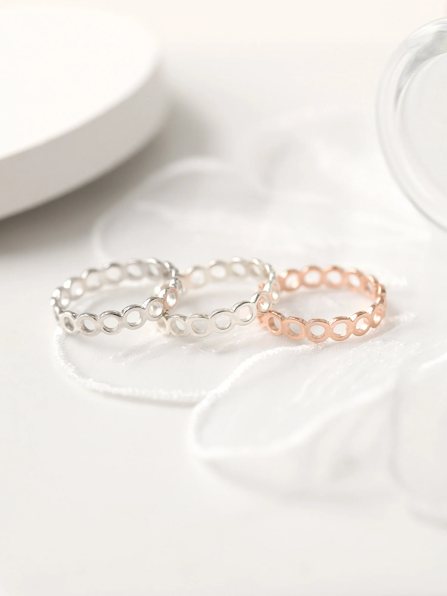 925 Silver Open Circle Ring - Image 4
