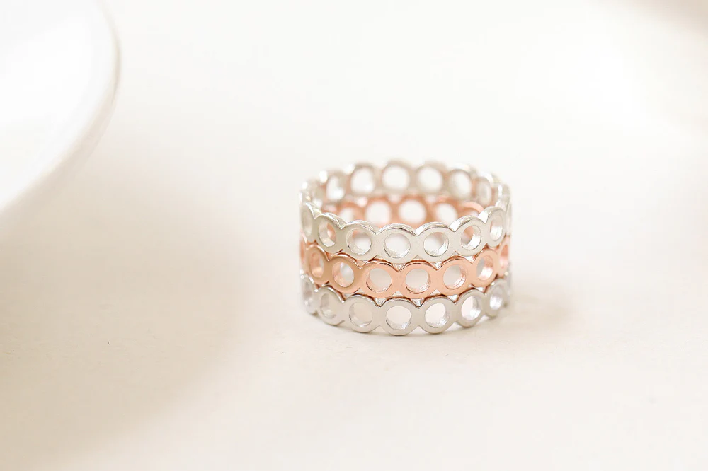 925 Silver Open Circle Ring - Image 6
