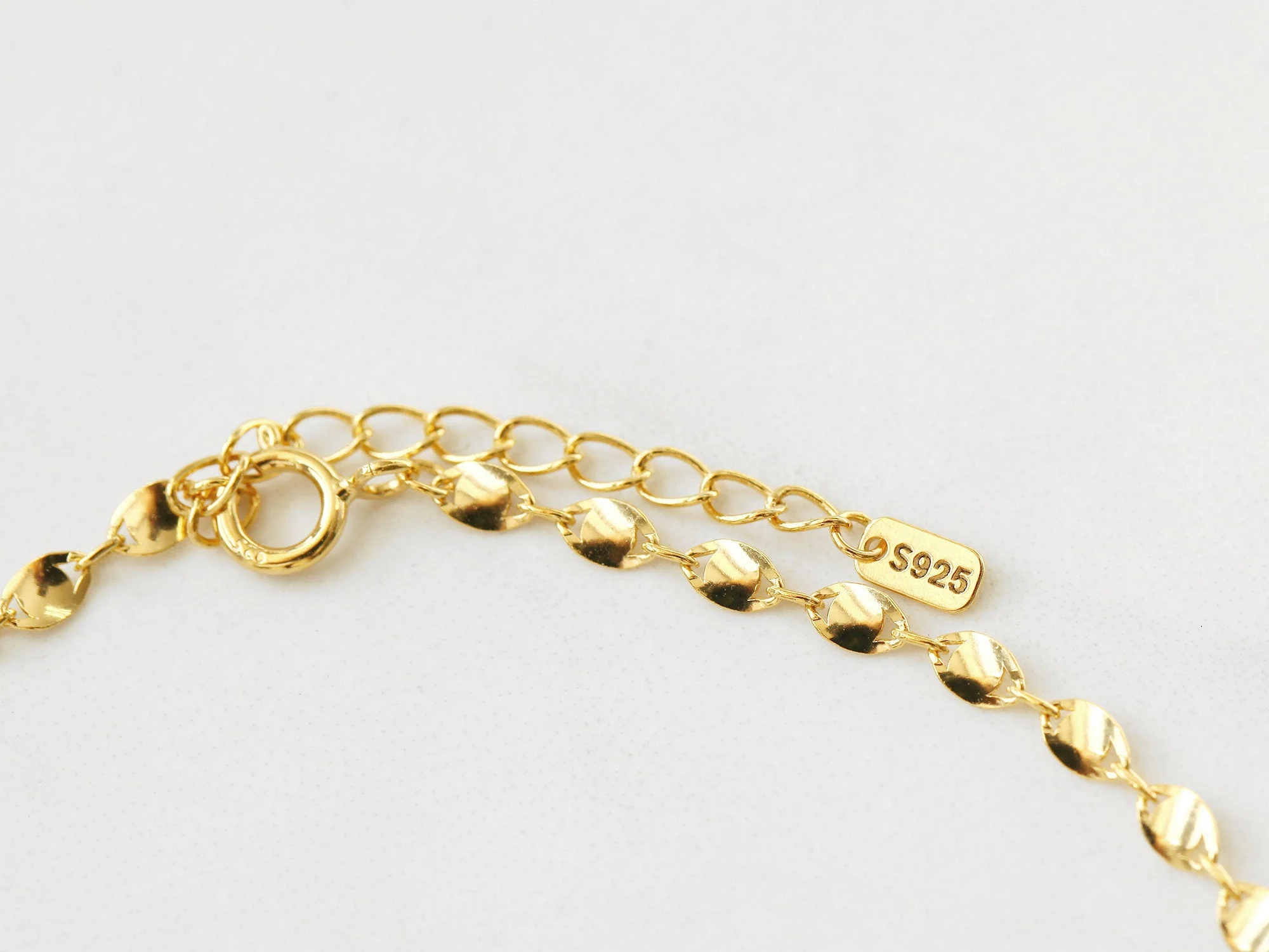 925 Silver Shine Chain Anklet - Image 9