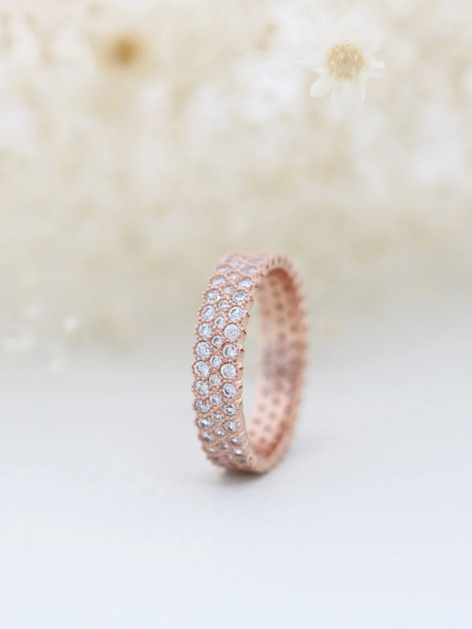 925 Silver Three Line Cubic Ring - Image 7