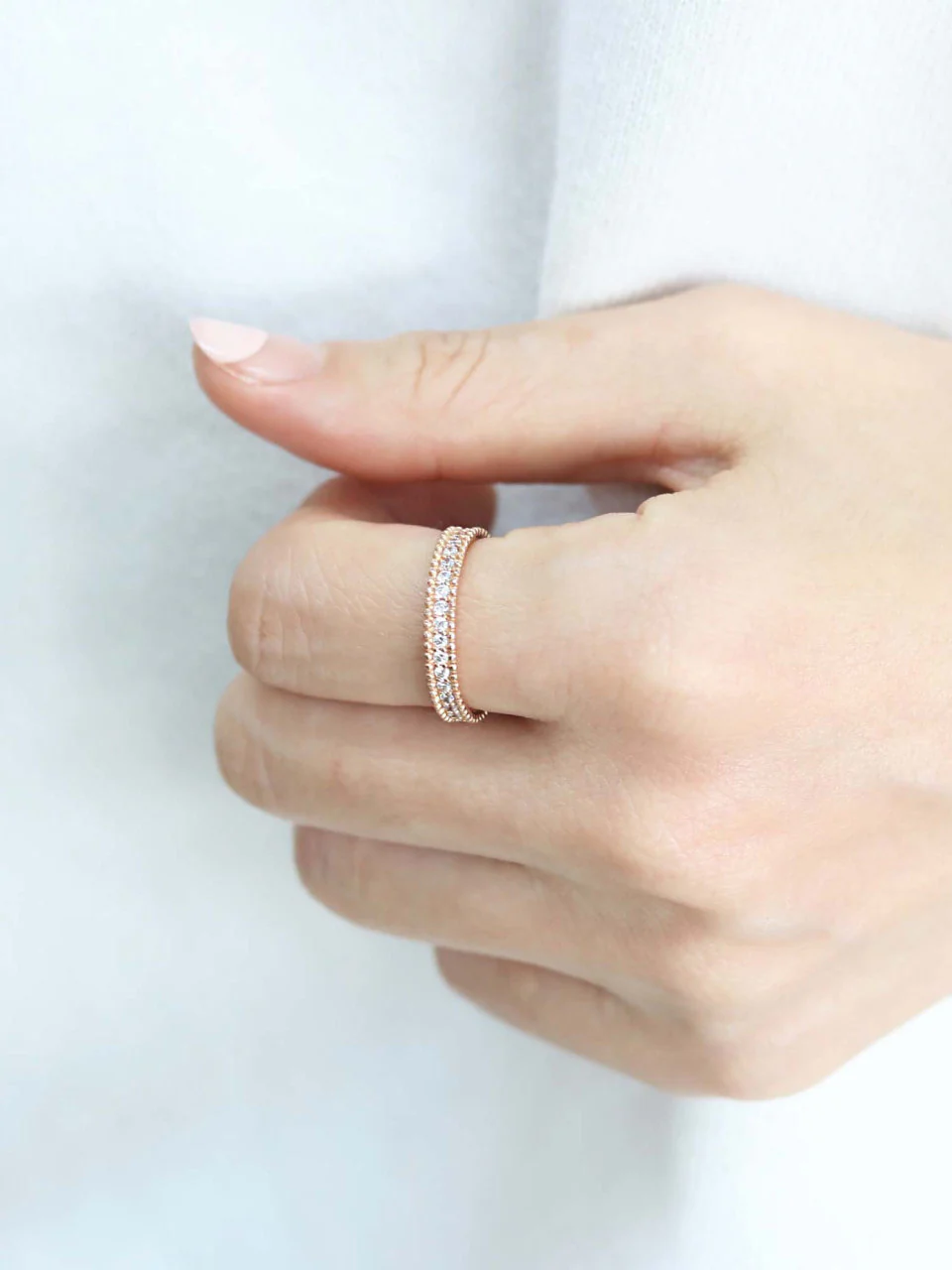 925 Silver Volume Cubic Ring - Image 9