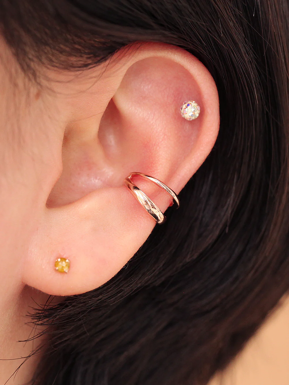 925 Silver Unbalanced Ear Cuff - Image 7