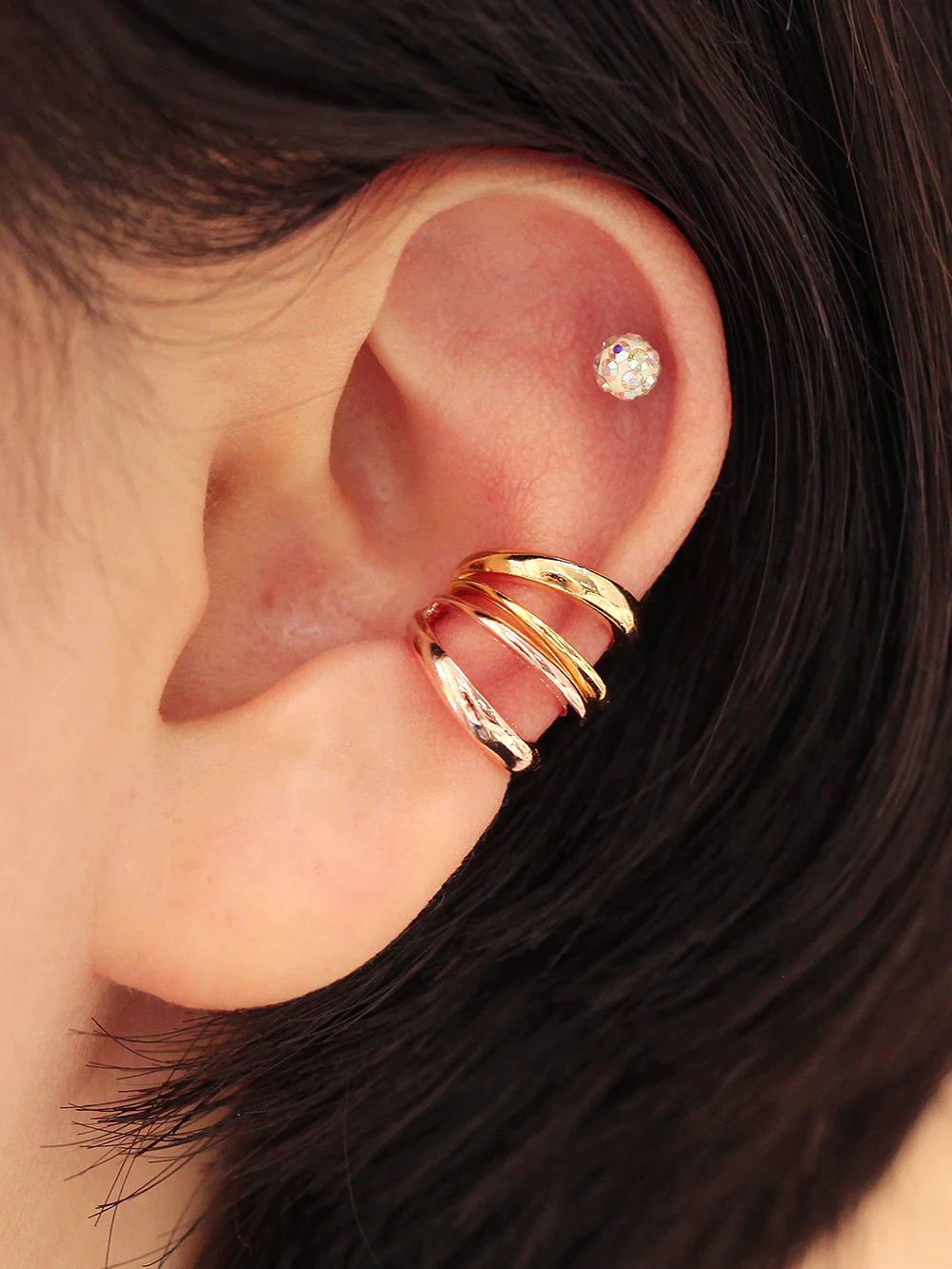925 Silver Unbalanced Ear Cuff - Image 8