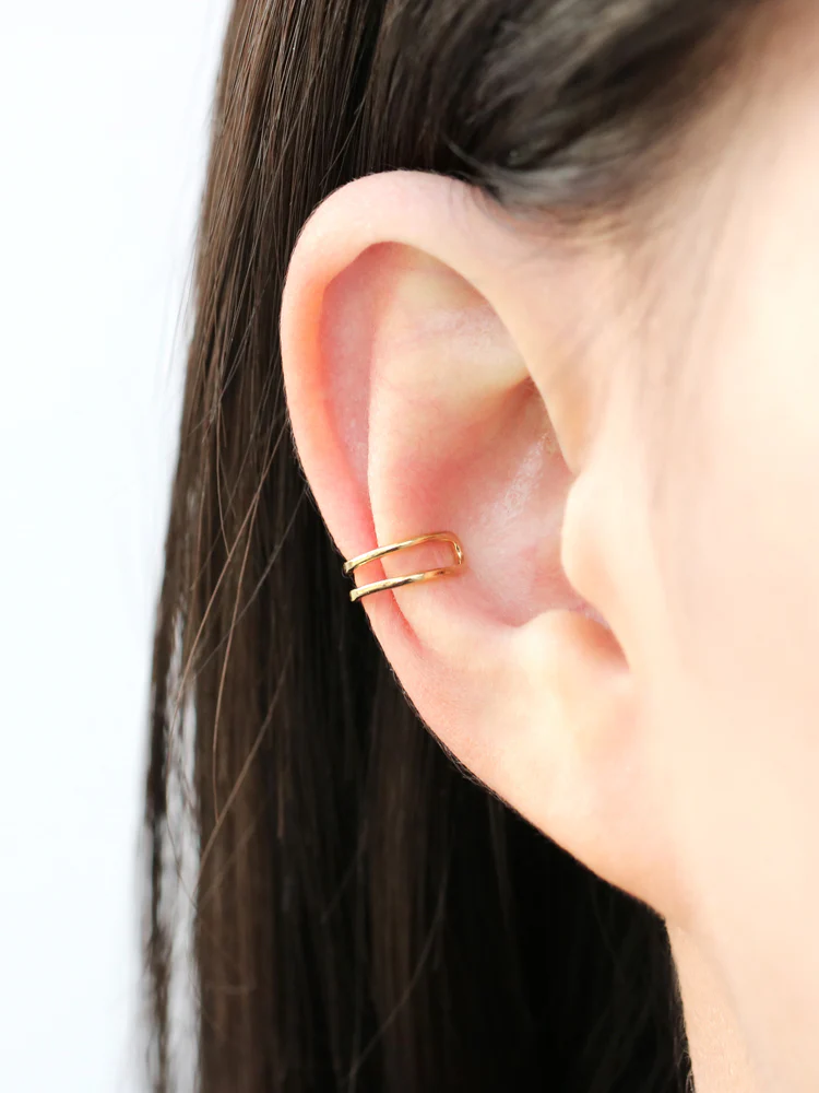 925 Silver Two Line Ear Cuff - Image 5