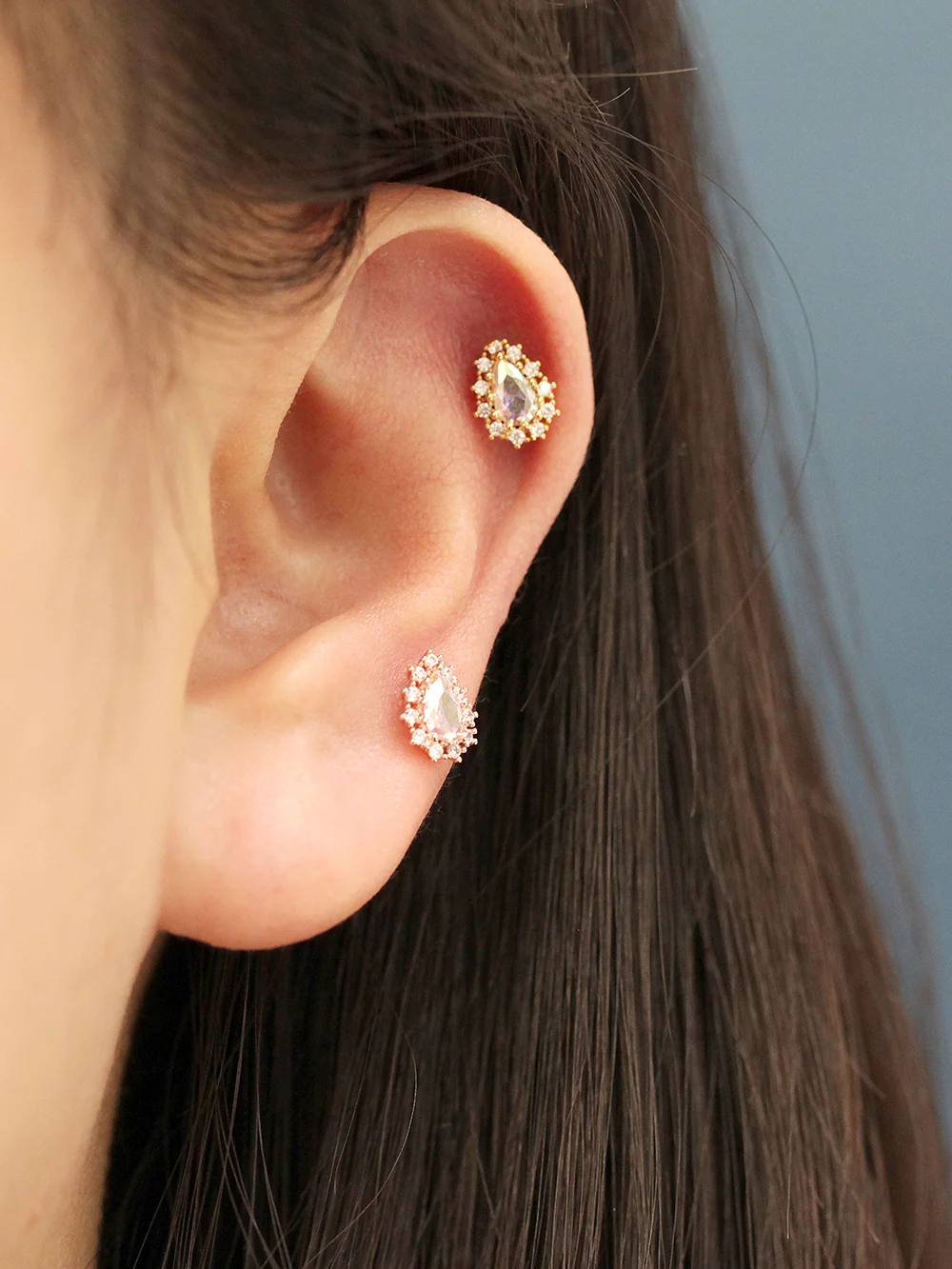 Aurora Tear Drop Piercing - Image 5