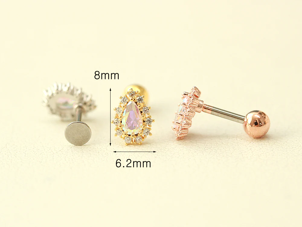 Aurora Tear Drop Piercing - Image 9