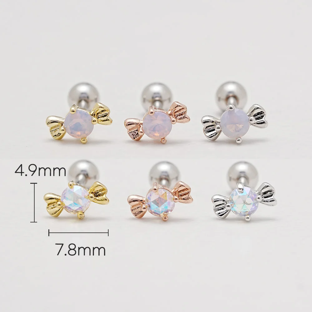 Coil Candy Cartilage Ear Piercing 18G16G - Image 3