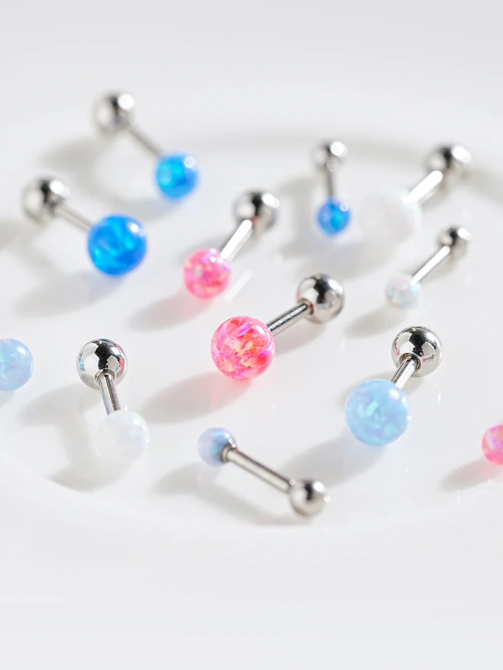 Colorful Opal Cartilage earring