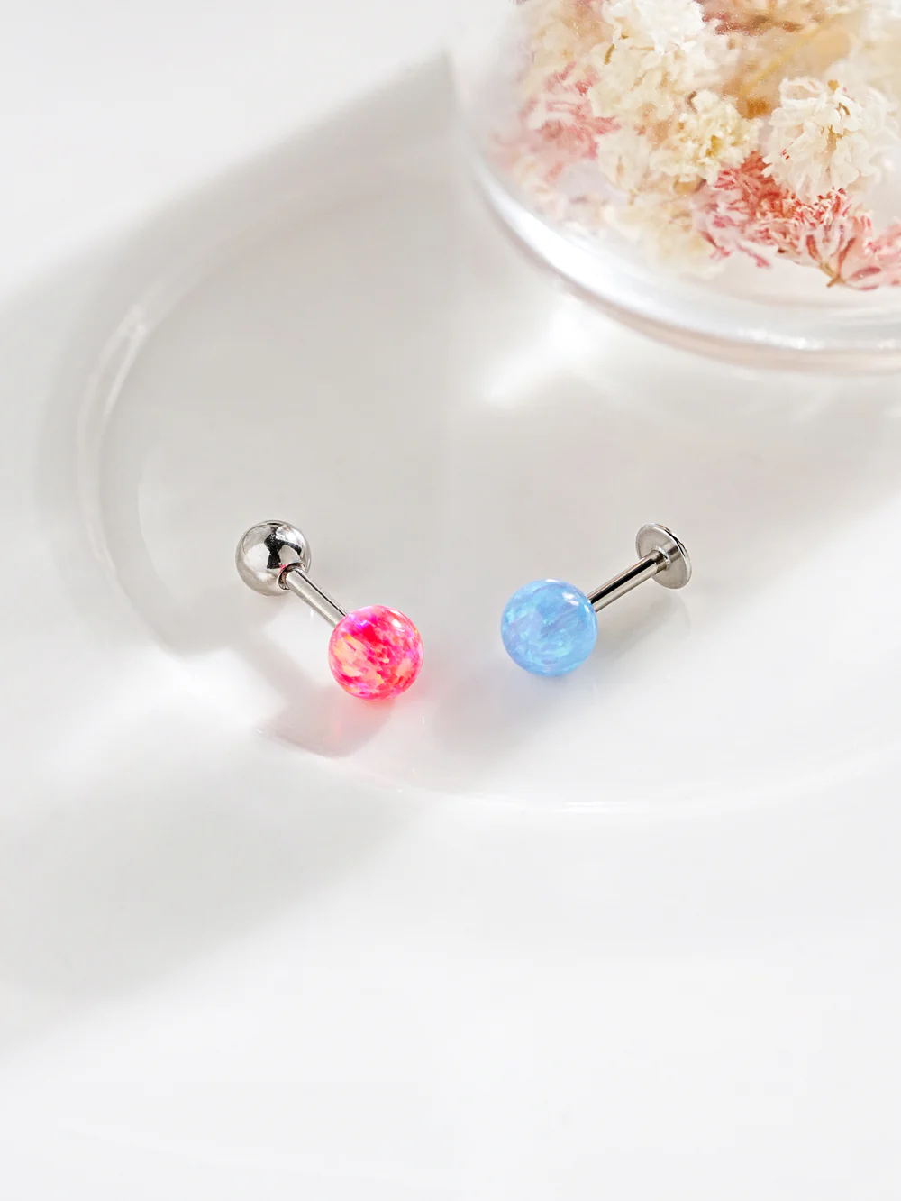 Colorful Opal Cartilage earring - Image 11