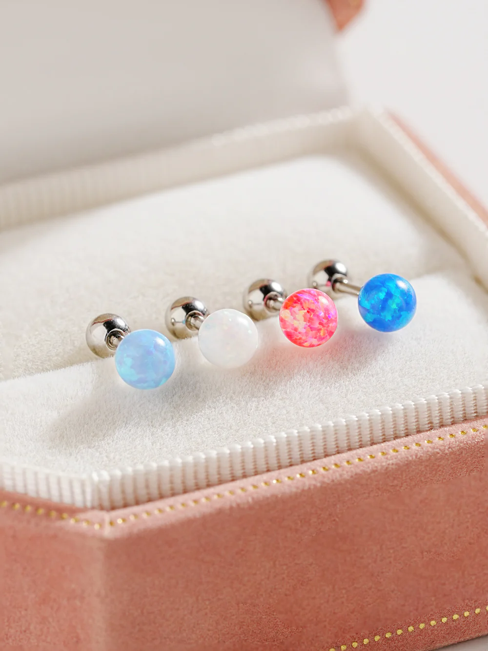 Colorful Opal Cartilage earring - Image 12