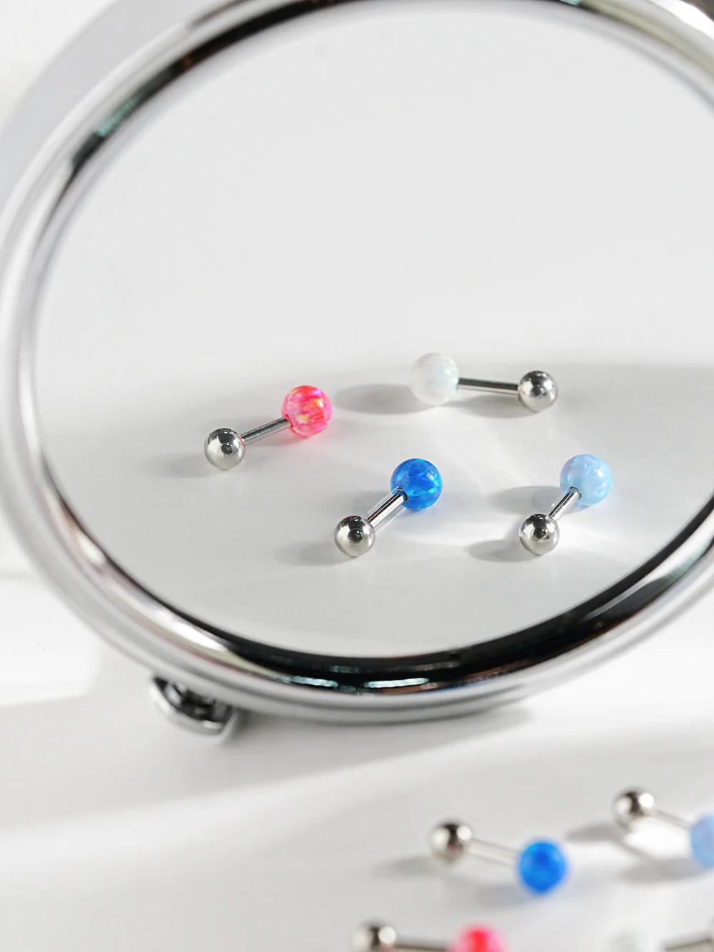 Colorful Opal Cartilage earring - Image 13