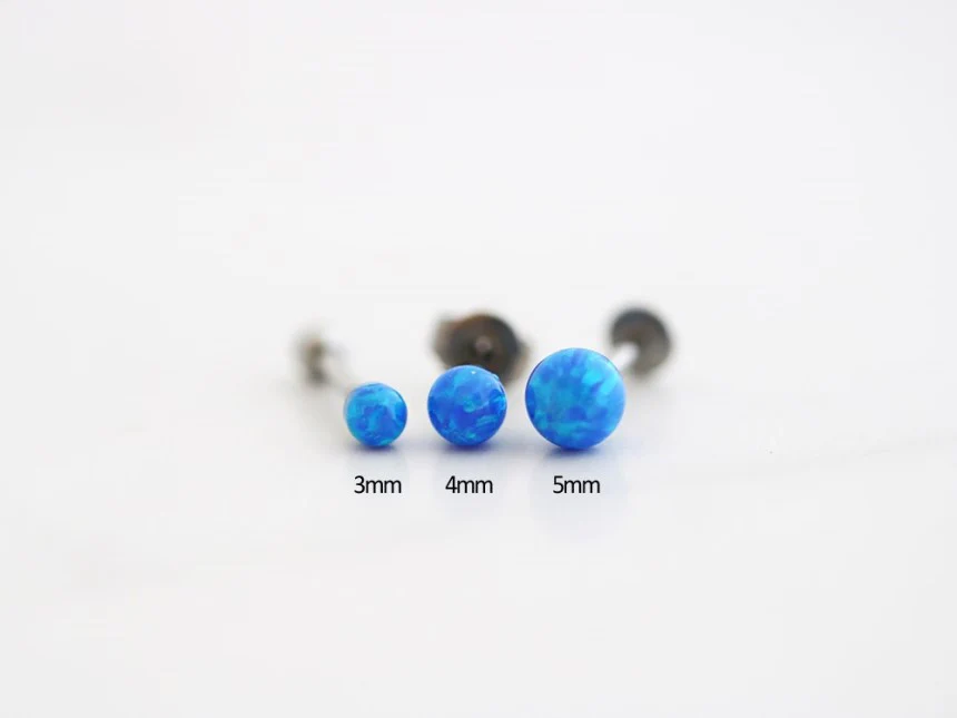 Colorful Opal Cartilage earring - Image 19