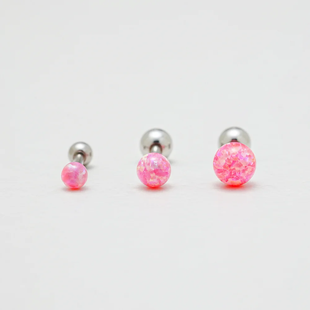 Colorful Opal Cartilage earring - Image 4