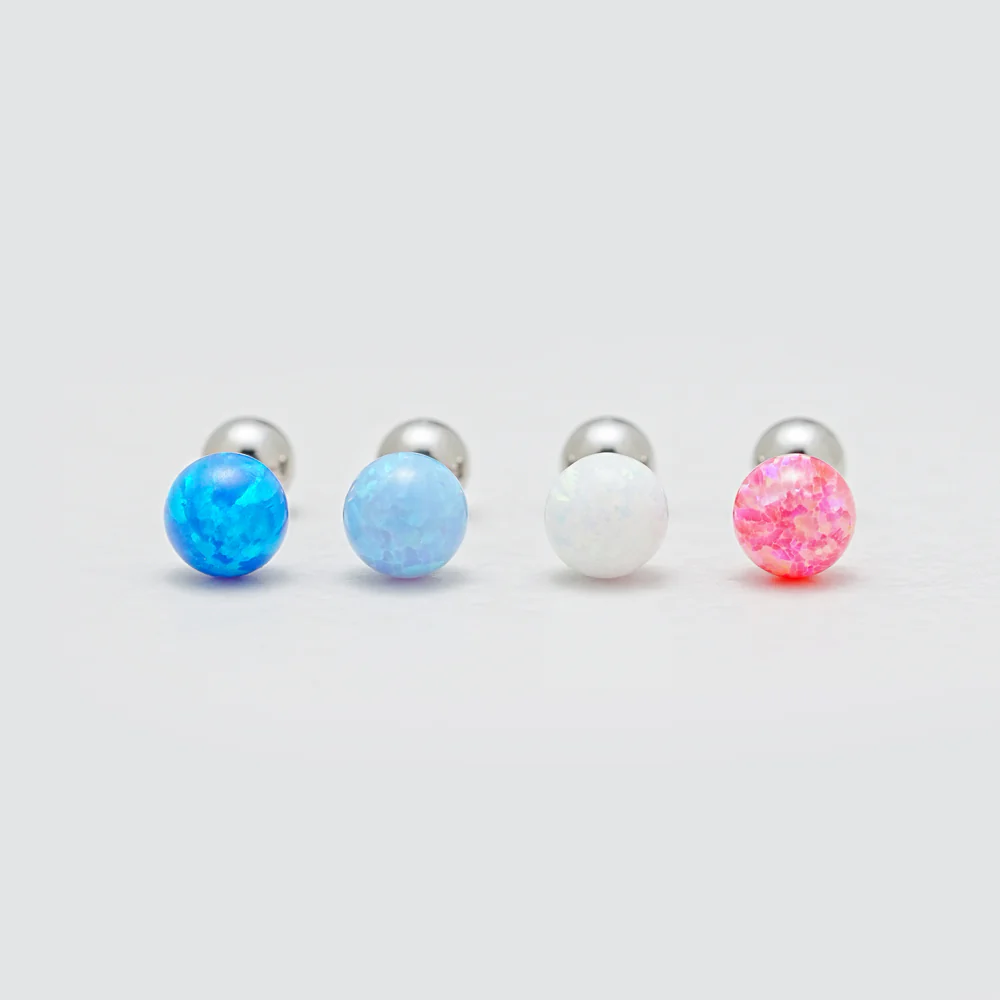 Colorful Opal Cartilage earring - Image 8