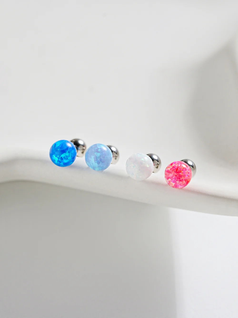 Colorful Opal Cartilage earring - Image 9