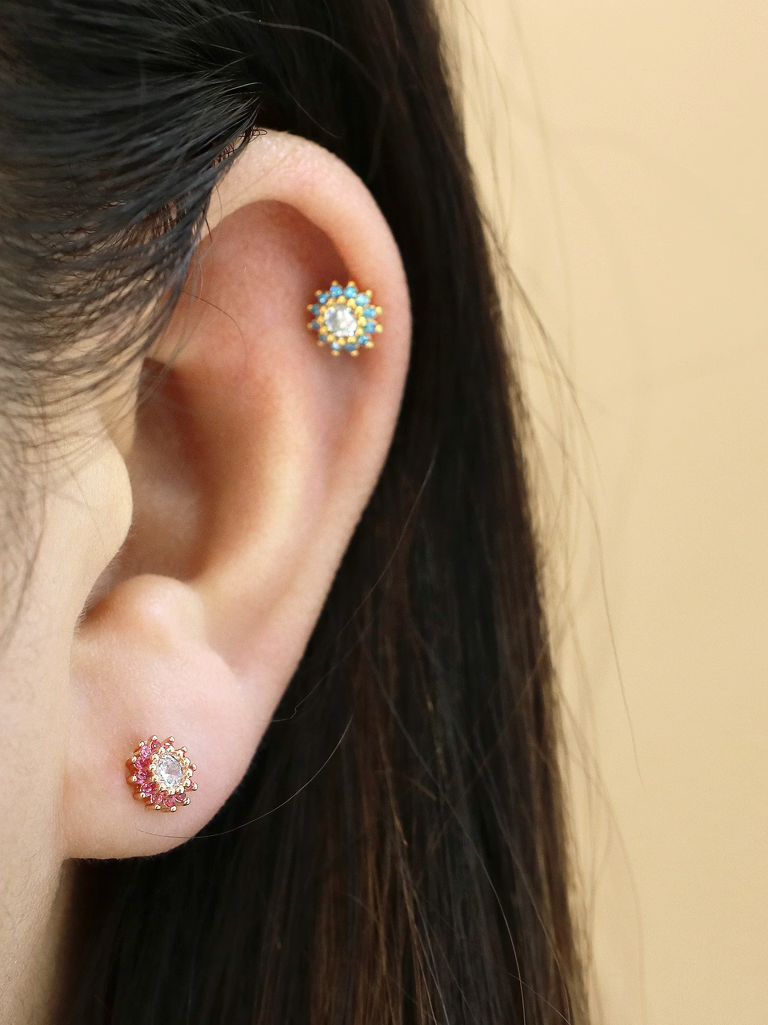 Colorful Sunflower Piercing - Image 8