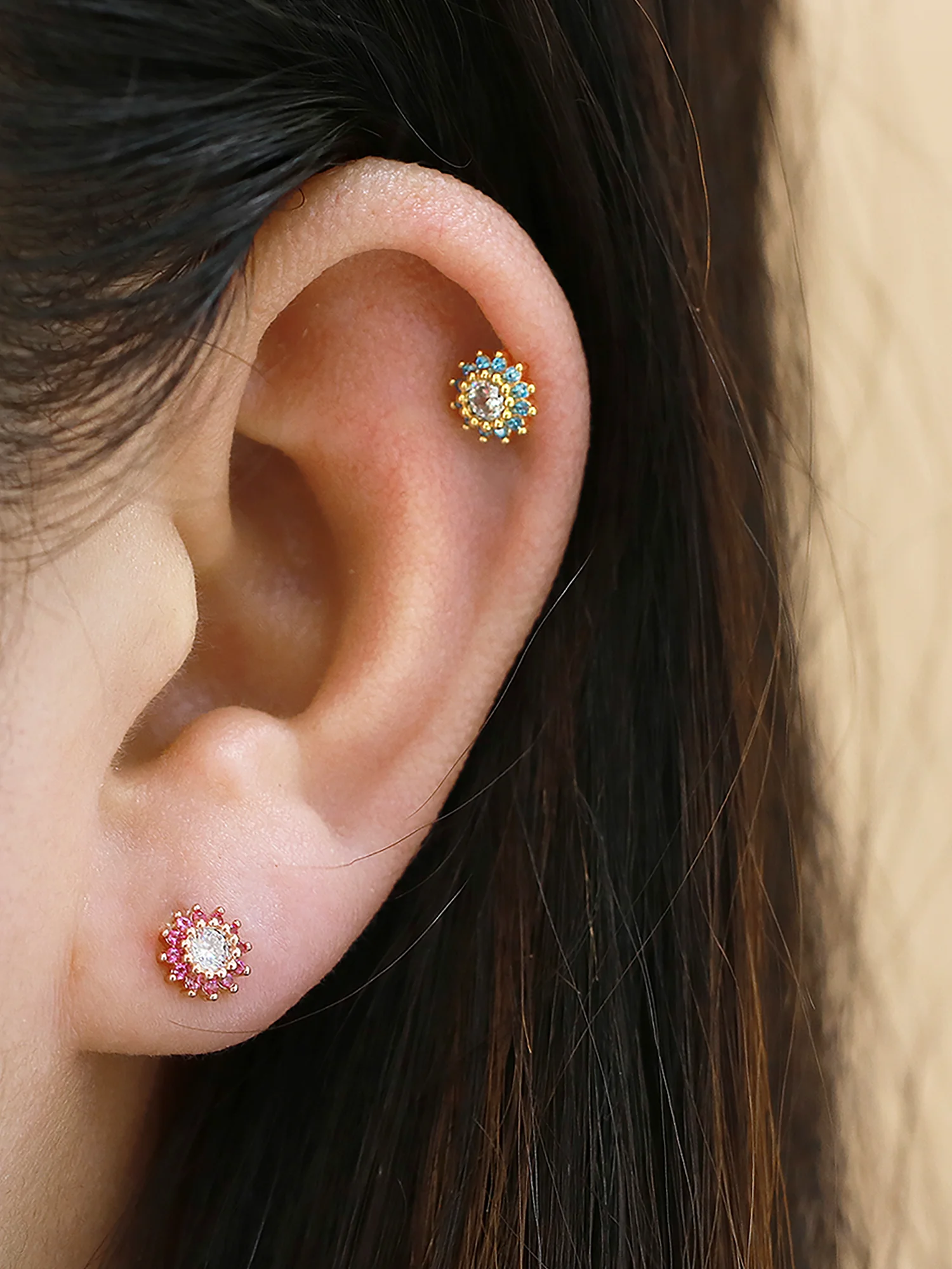 Colorful Sunflower Piercing - Image 9