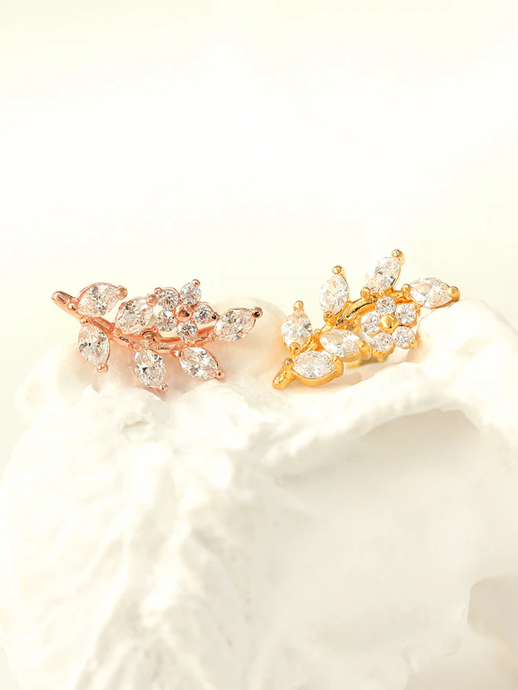 Flower Leaf Cartilage earring - Image 7