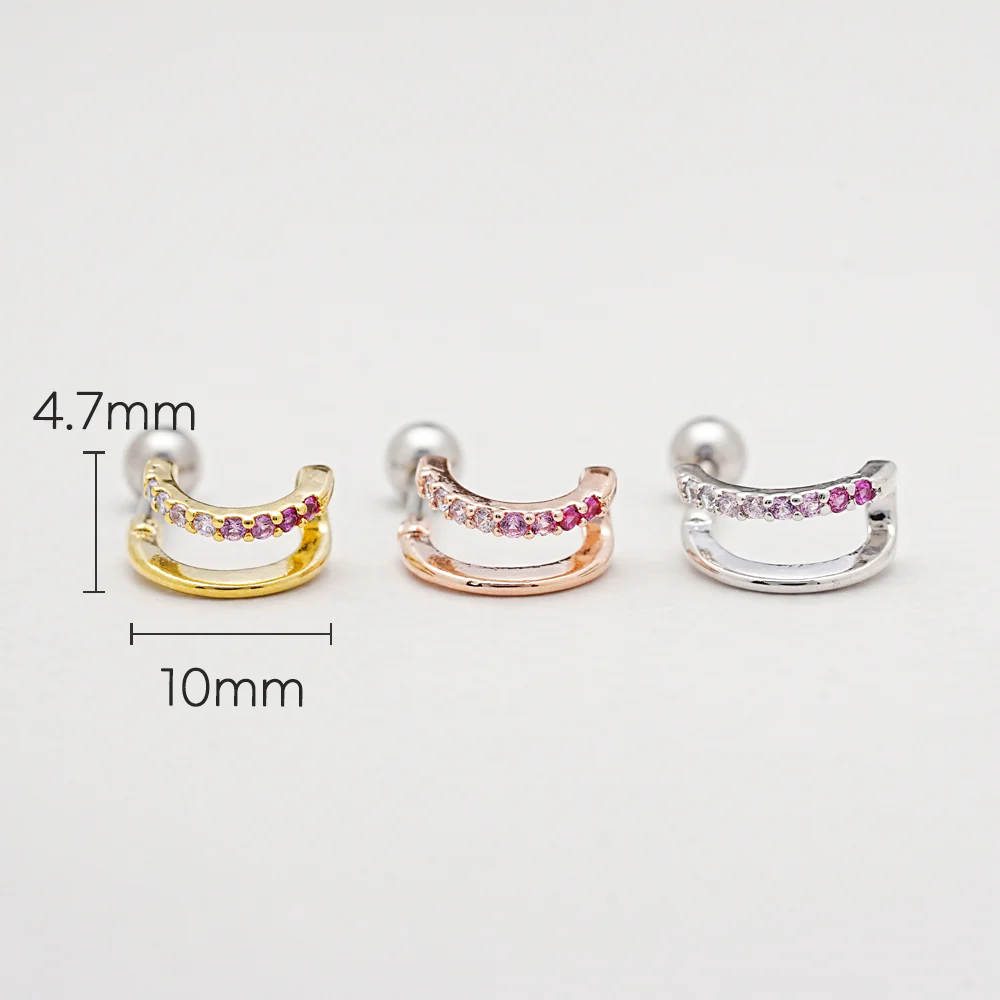 Gradation Cartilage Ear Piercing 18G16G - Image 3