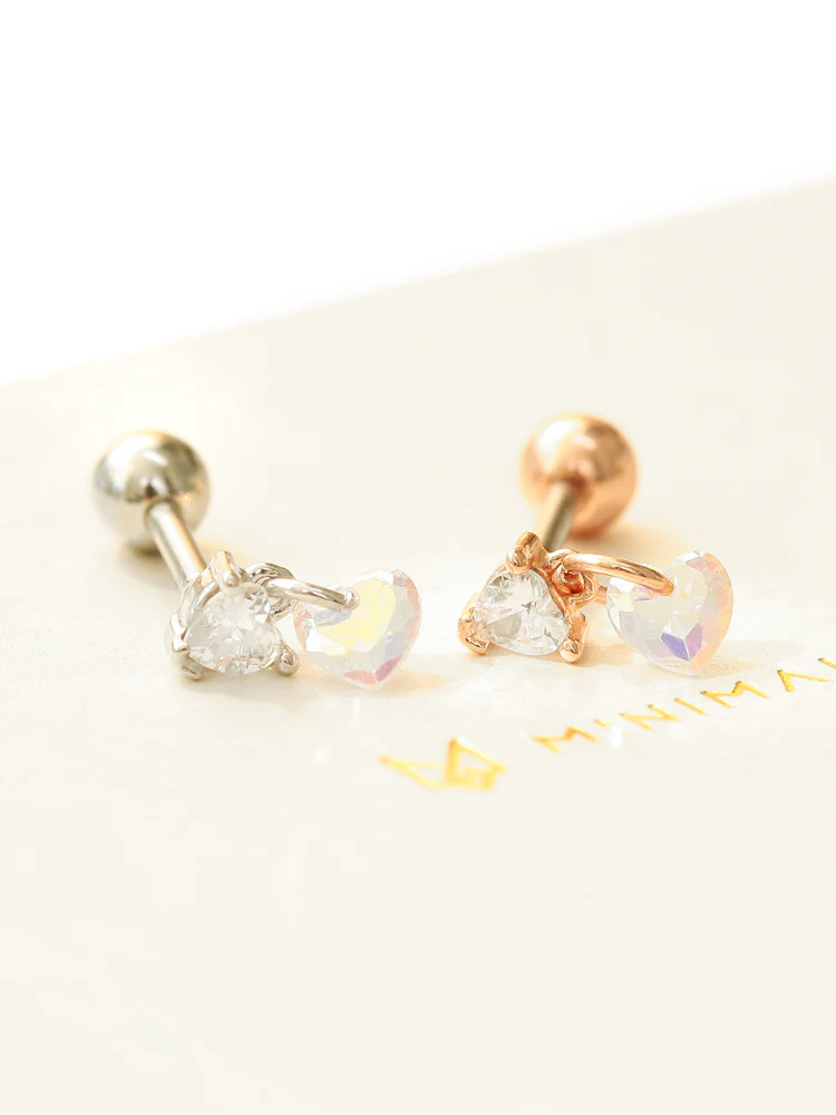 Heart Drop Cubic Piercing - Image 3